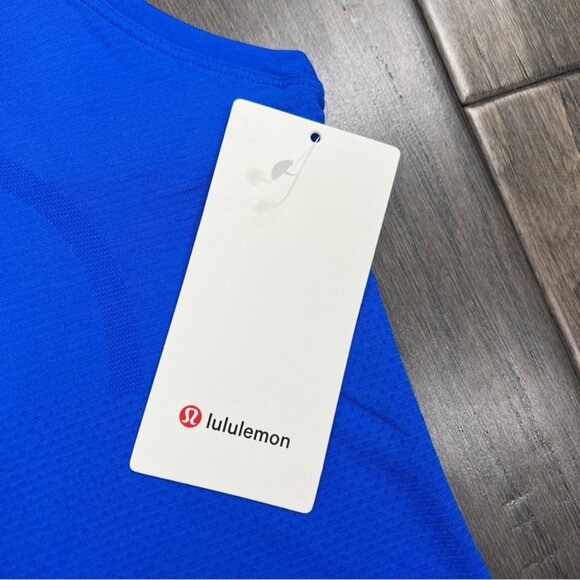 Lululemon NWT Swiftly Tech Racerback Tank Top 2.0 *Race Length Blazer Blue Tone - Picture 7 of 8
